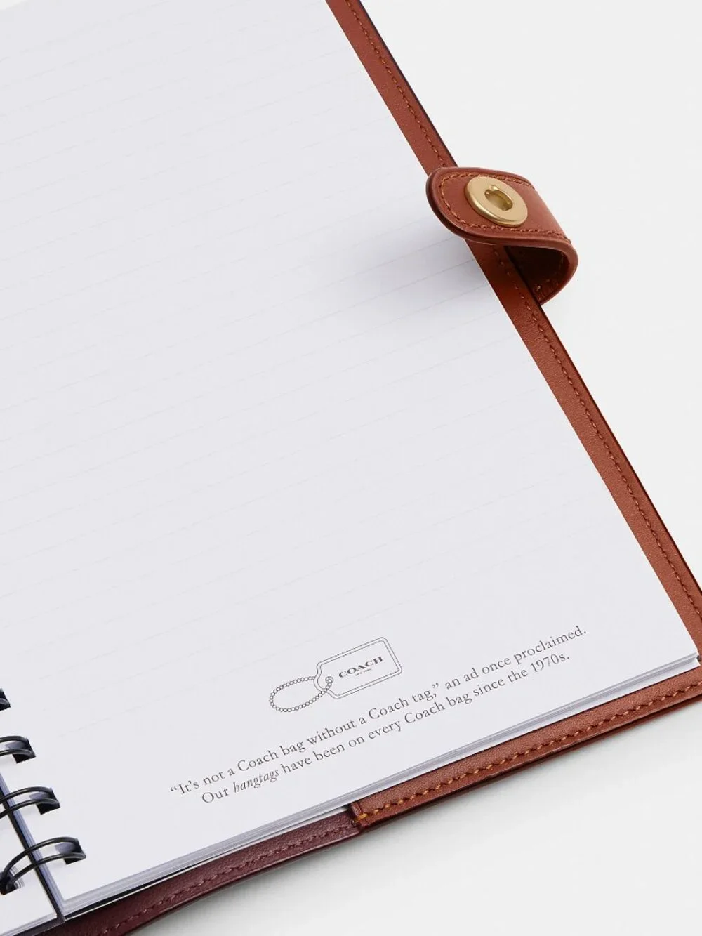 Coach Notebook In Signature Canvas With Holiday Train